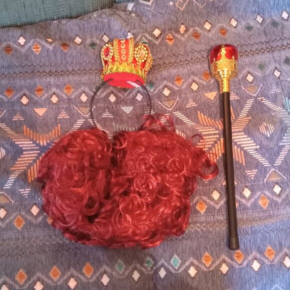 Queen of Hearts Alice in Wonderland Women's costume size Large Halloween - Picture 6 of 11